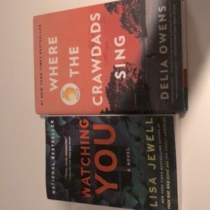 Two novels!! Where the crawdads sing/Watching you